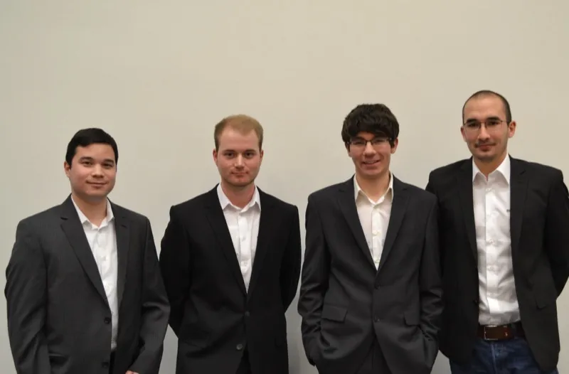 Von links: Sven Rosche, Michael Ogorek, Andreas Wieltsch, Moritz Göbell